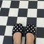 Tabis Polka Dots Split-Toe Ballet 🖤🤍